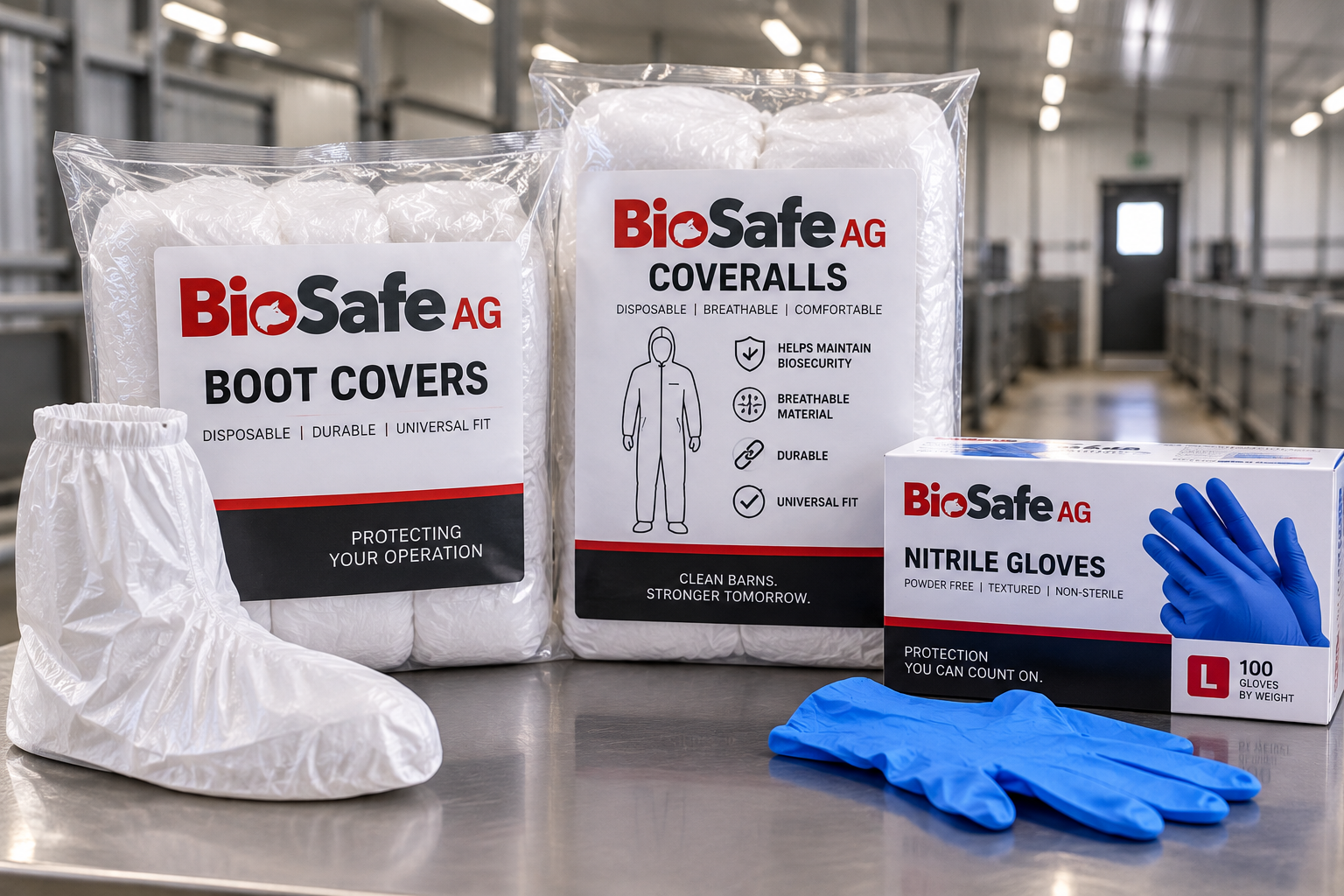 Biosecurity supplies and PPE